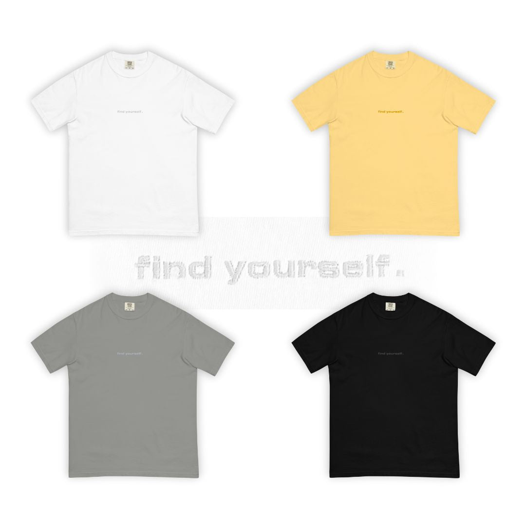 find yourself. t-shirt (white)