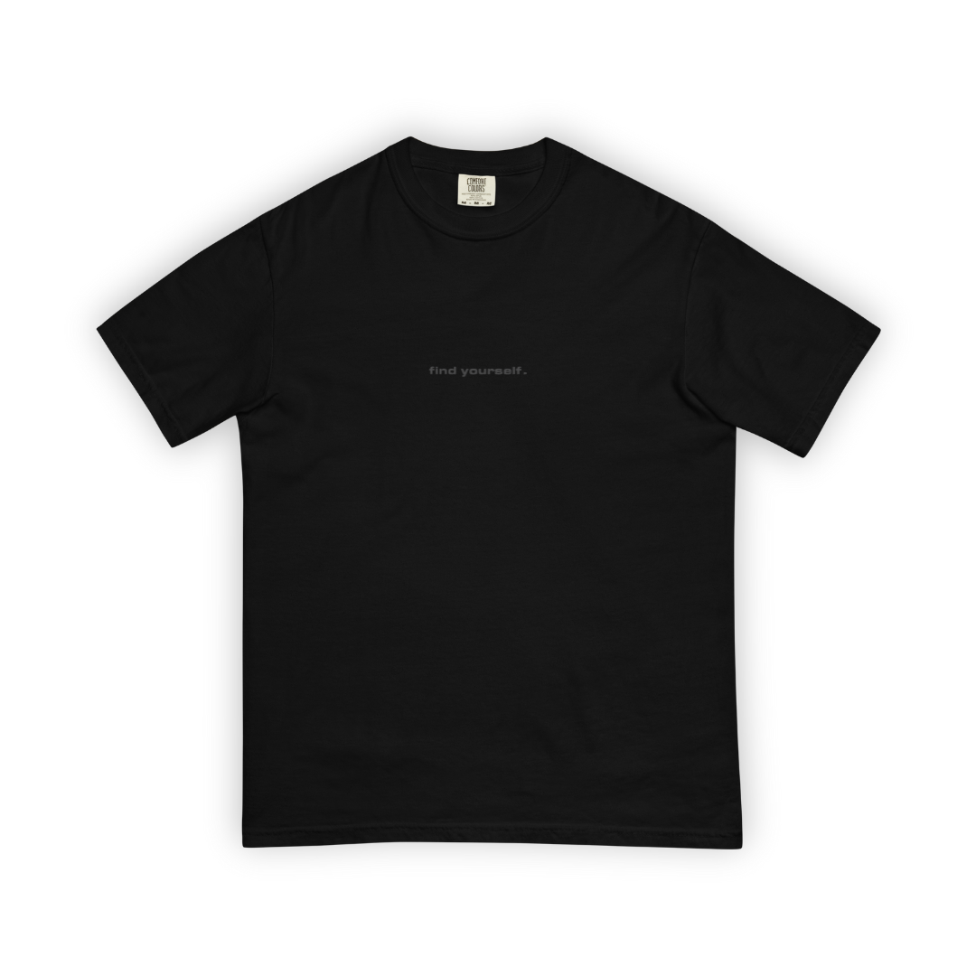 find yourself. t-shirt (black)